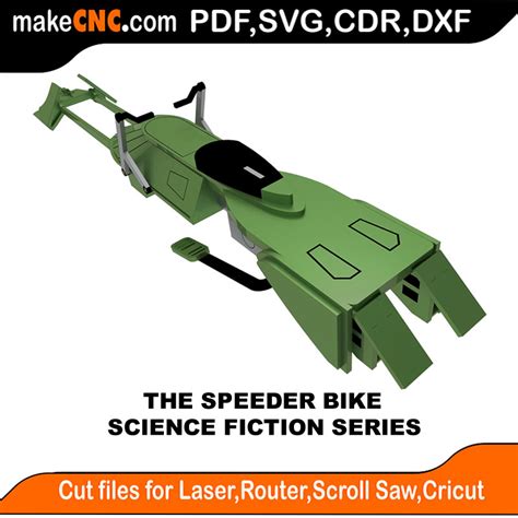 Speeder Bike - Star Wars Inspired - Science Fiction Series : 3D Puzzle ...