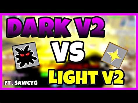 ⚫️ Light V2 vs Dark V2 Blox fruits | Bloxtrem! & @SawcyG ⚫️ - YouTube