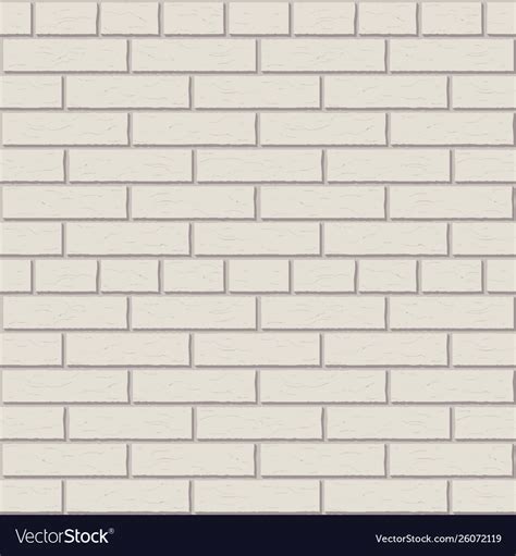 White brick wall pattern interior graphic Vector Image