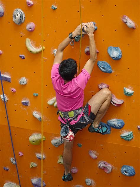 Free Images : rope, adventure, wall, equipment, training, indoor, rock climbing, extreme ...