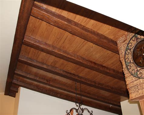 Dining Room Design with Artificial Wood Beams - Barron Designs