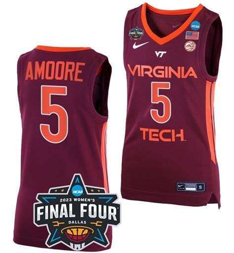 [Available] Buy Georgia Amoore Jersey Virginia Tech Hokies