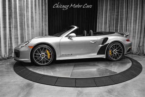 Used 2017 Porsche 911 Turbo S Cabriolet Convertible MSRP $208,185+ For ...