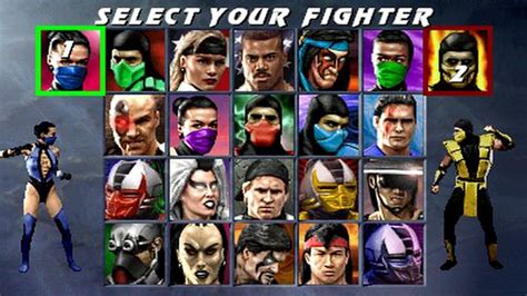 Mortal Kombat Old Game Characters | Gameita