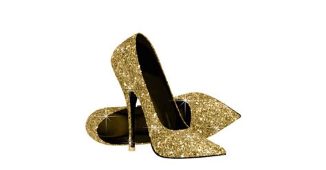 gold glitter heels - Clip Art Library