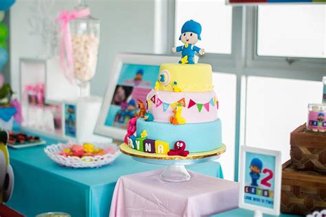 Kara's Party Ideas Girly Pocoyo Birthday Party Planning Ideas Supplies Idea Cake Decor