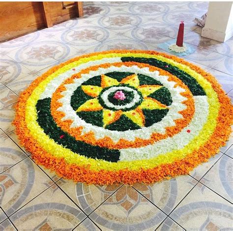 Pin by preethi Reddy on Flower rangoli | Rangoli designs flower, Flower ...