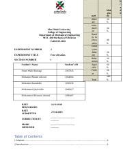 Understanding Free Vibration in Mechanical Systems: Experiment, | Course Hero