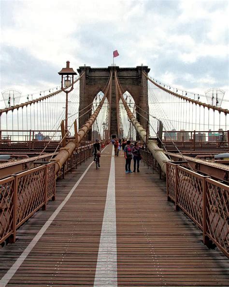 Brooklyn Bridge Walkway Photograph by Robert McCulloch | Pixels