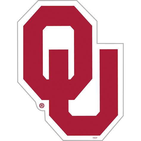 Oklahoma Sooners Vinyl Magnet Set of 2