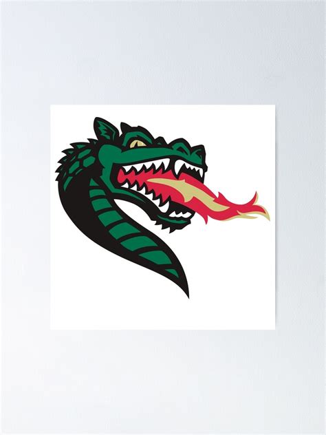 "UAB Dragon" Poster for Sale by FrancesMCarnes | Redbubble