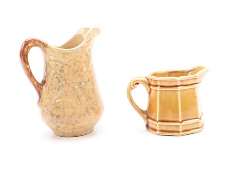 Royal Sealy "Stone Craft" Creamer with Other Ceramic Pitchers and Creamers | EBTH