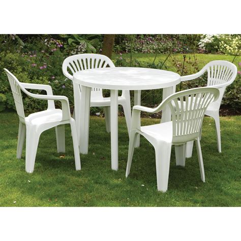 Plastic Patio Table And Chairs / Plastic Patio Chairs For Relaxing #3258 | Furniture Ideas ...