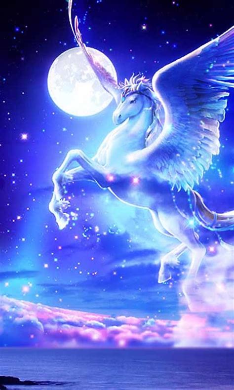 Unicorn Pegasus Wallpaper - WallpaperSafari