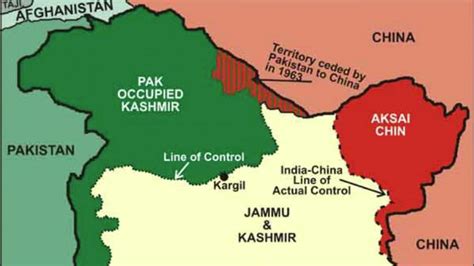 India Map With Pok And Aksai Chin - Birdie Sharline