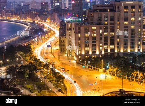 night view at shanghai china Stock Photo - Alamy