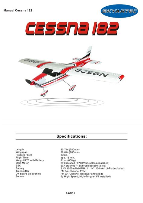 CESSNA 182 Specifications