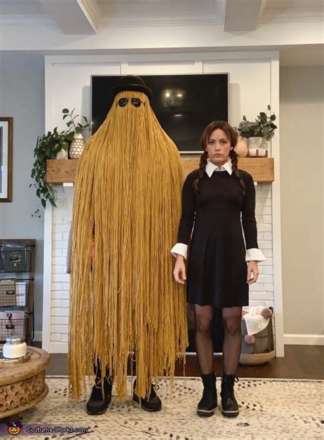 Wednesday Addams and Cousin Itt Costume