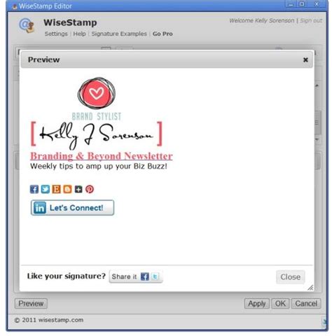 the geekery: Easy Email Signatures: From Fizzle to Fancy Pants | Email signatures, Email ...