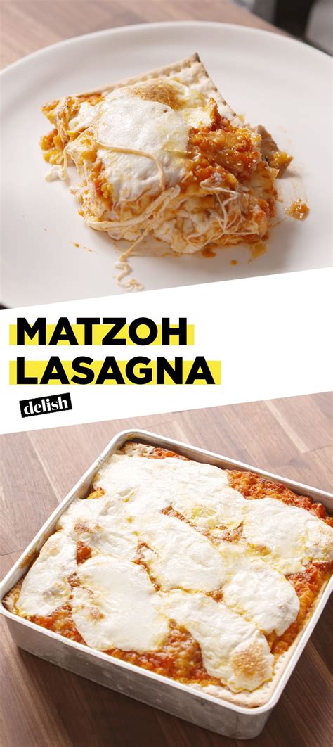 Matzoh Lasagna | Recipe | Passover recipes, Food, Baked dishes