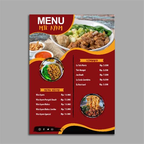 Contoh Brosur Makanan Restaurant Desain Log Images And Photos Finder | The Best Porn Website