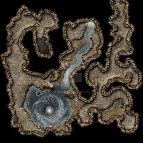 Dragon Cave Upper by Madcowchef | Fantasy map, Tabletop rpg maps, Dungeon maps