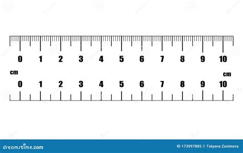 Ruler Cm. Measuring Tool. Ruler Graduation. Ruler Grid 10 Cm. Size Indicator Units. Metric ...