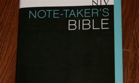 NIV Note-Taker’s Bible Archives - Bible Buying Guide