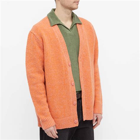 Acne Studios Korval Cardigan Coral Red | END.