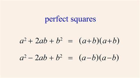 Algebra 72 - Solving Perfect Square Quadratic Equations - YouTube