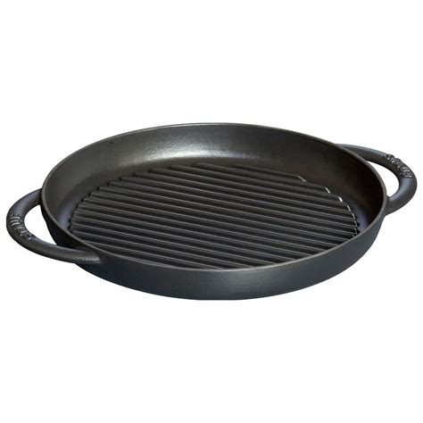 Staub Pure Grill Pan / Black | Borough Kitchen