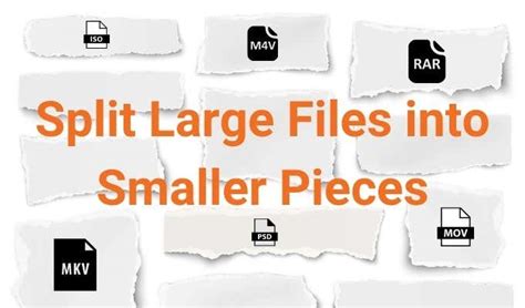 How To Split A Large File Into Multiple Smaller Pieces | onlinetechtips