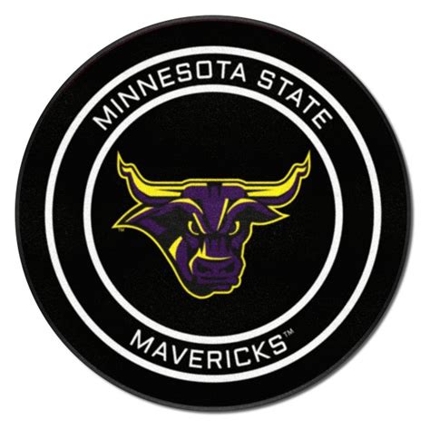 FanMats® 19529 - Minnesota State University (Mankato) 27" Dia Nylon Face Hockey Puck Floor Mat ...