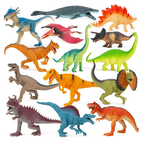 Buy Boley14 Pack 10" Educational Dinosaur Toys - Realistic Educational Toy Jurassic Dinosaur ...