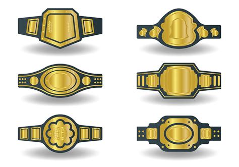 Blank Championship Belt Template