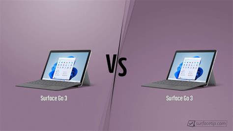 Surface Go 3 vs. Surface Go 3 - Detailed Specs Comparison