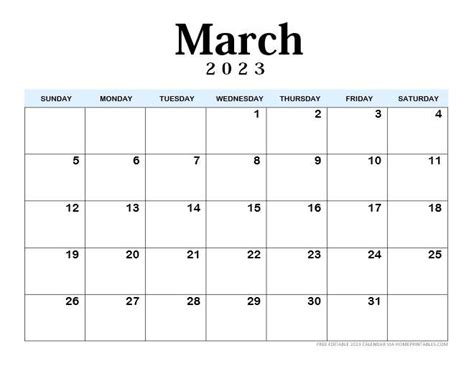 Editable 2023 Calendar Templates: FREE Download!