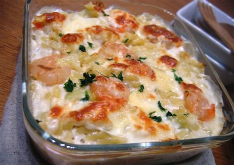 Creamy Shrimp au Gratin Made In One Frying Pan Recipe by cookpad.japan ...