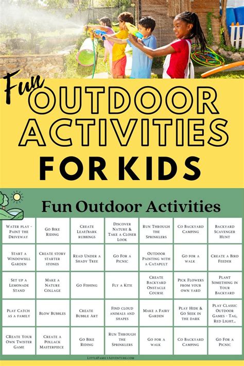 30 Simple & Fun Outdoor Activities for Kids