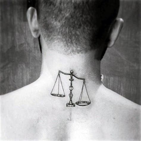 Libra Scale Symbol Tattoo