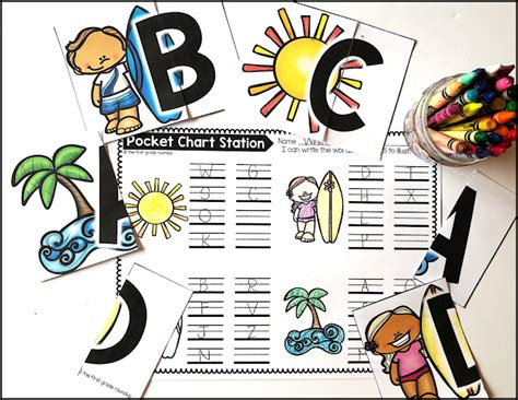 Pocket Chart Center Routines & Freebie - Firstgraderoundup