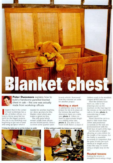 Blanket Chest Plans • WoodArchivist