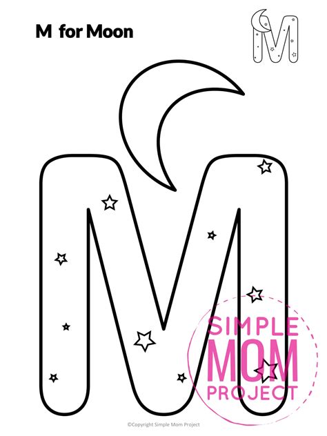 Free Printable Letter M Craft Template – Simple Mom Project