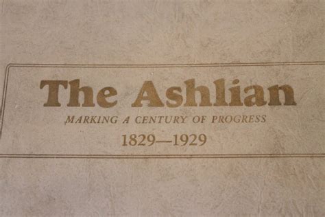 1929 Ashley High School Yearbook the Ashlian, Ashley, Ohio, Marking A Century of Progress 1829 ...