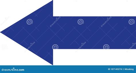 Arrow left vector vector stock vector. Illustration of symbol - 107145274