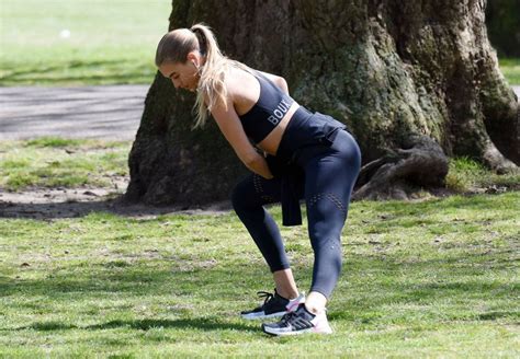 Arabella Chi - Workout candids in the park in London-17 | GotCeleb