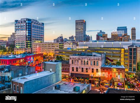 Memphis, Tennessee, USA downtown skyline Stock Photo - Alamy