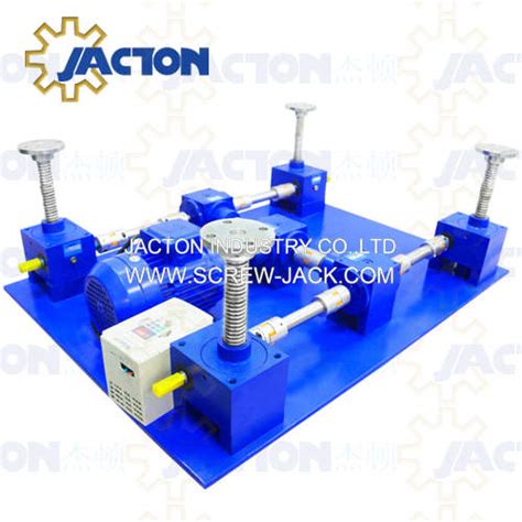 screw jack for heavy duty mobile lifting platform,screw jack adjusting system,worm gear ...