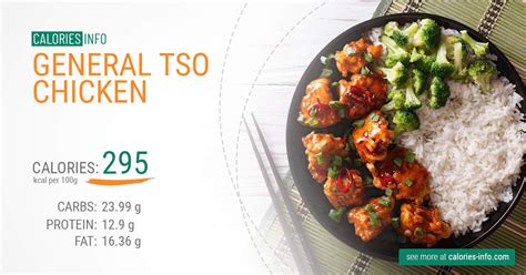 General Tso Chicken Calories and Nutrition (100g)