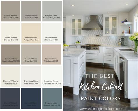 Popular Kitchen Cabinet Paint Colors - West Magnolia Charm